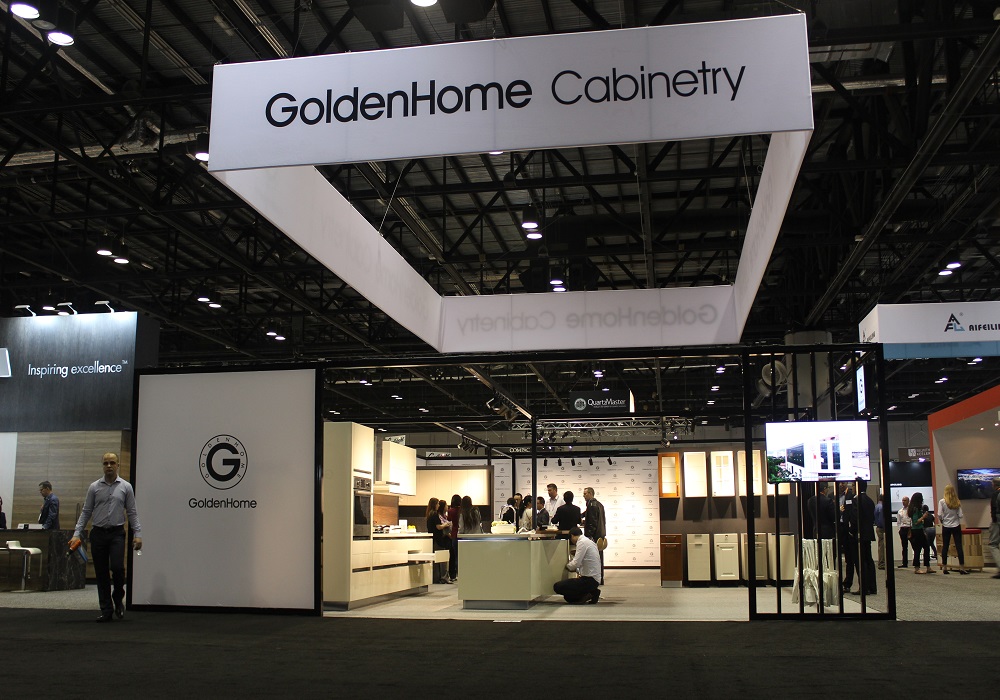 Kitchen and Bath Industry Show 2017 GoldenHome Cabinetry Frameless Reinvented